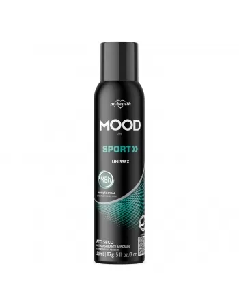DESODORANTE ANTITRANSPIRANTE MOOD CARE AEROSSOL SPORT UNISSEX 150ML / 90GR