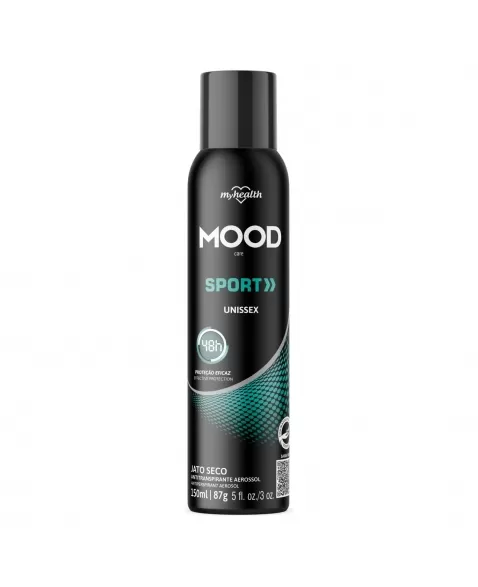DESODORANTE ANTITRANSPIRANTE MOOD CARE AEROSSOL SPORT UNISSEX 150ML / 90GR