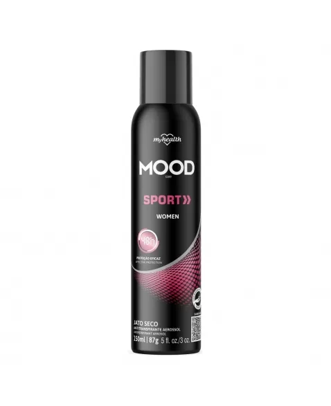 DESODORANTE ANTITRANSPIRANTE MOOD CARE AEROSSOL SPORT FEMININO 150ML / 90GR