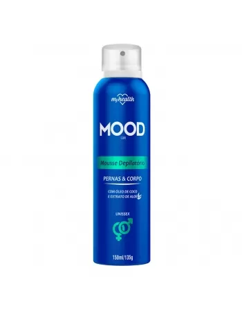 MOUSSE DEPILATÓRIO MOOD CARE UNISSEX PERNAS & CORPO 150ML / 135GR