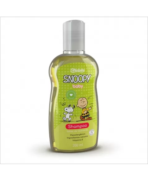 SHAMPOO COTTONBABY SNOOPY BABY GOTAS DE CAMOMILA 200ML