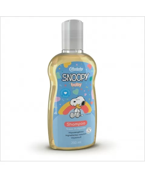 SHAMPOO COTTONBABY SNOOPY BABY TOQUE DE ALGODÃO 200ML