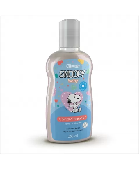 CONDICIONADOR COTTONBABY SNOOPY BABY TOQUE DE ALGODÃO 200ML