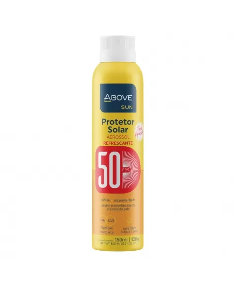 PROTETOR SOLAR ABOVE FPS 50 AEROSSOL 150ML/120G