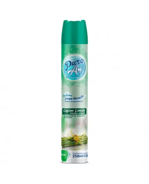 ODORIZADOR DE AMBIENTE BASTON PURO AR CAPIM LIMÃO 250ML/130G