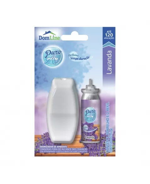 ODORIZADOR DE AMBIENTE BASTON PURO AR LAVANDA APARELHO+REFIL 12ML/8GR