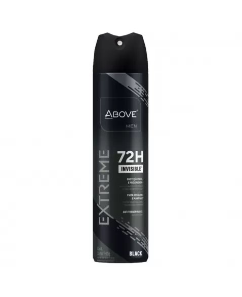 ANTITRANSPIRANTE AEROSSOL ABOVE MEN EXTREME BLACK 72H 150ML / 90G