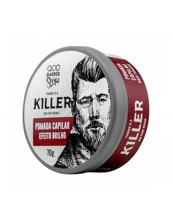 QOD BARBER SHOP POMADA CAPILAR KILLER EFEITO BRILHO 70G
