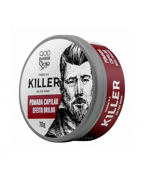 QOD BARBER SHOP POMADA CAPILAR KILLER EFEITO BRILHO 70G