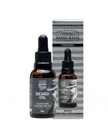 QOD BARBER SHOP ÓLEO PARA BARBA TOQUE SECO 25ML