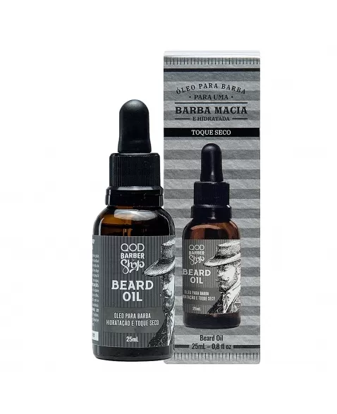 QOD BARBER SHOP ÓLEO PARA BARBA TOQUE SECO 25ML