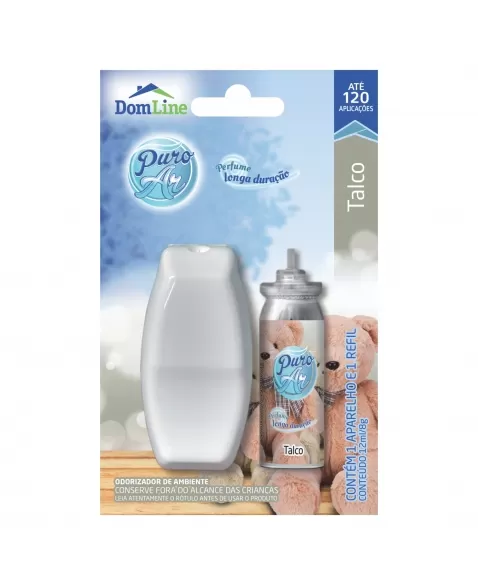 ODORIZADOR DE AMBIENTE BASTON PURO AR TALCO APARELHO+REFIL 12ML/8GR