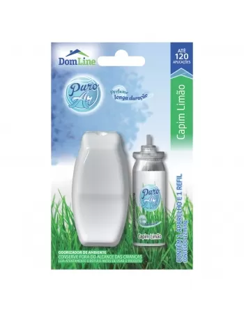 ODORIZADOR DE AMBIENTE BASTON PURO AR CAPIM LIMÃO APARELHO+REFIL 12ML/8GR