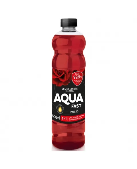 DESINFETANTE AQUAFAST PAIXÃO 500ML