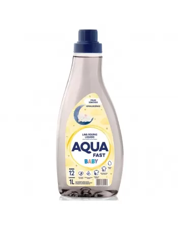 LAVA ROUPAS LÍQUIDO AQUAFAST BABY 1 LITRO