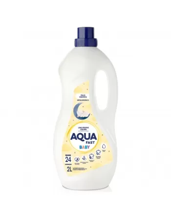 LAVA ROUPAS LIQUIDO AQUAFAST BABY 2 LITROS