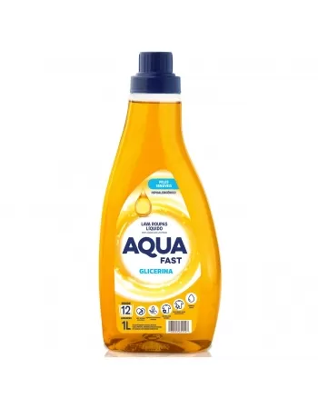 LAVA ROUPAS LIQUIDO AQUAFAST GLICERINA 1 LITRO