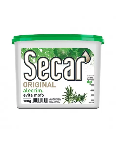 DESUMIDIFICADOR SECAR ORIGINAL ALECRIM 180G