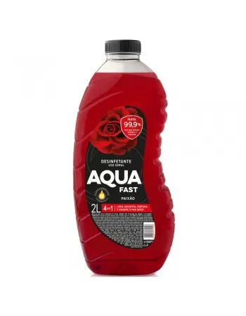 DESINFETANTE AQUAFAST PAIXÃO 2 LITROS