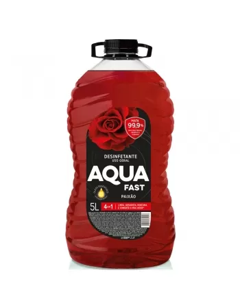 DESINFETANTE AQUAFAST PAIXÃO 5 LITROS