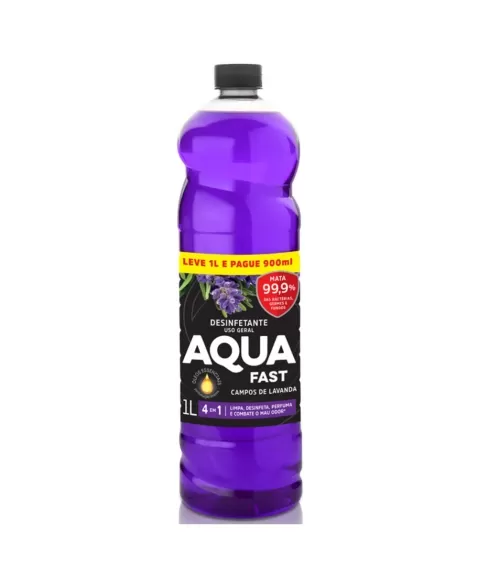 DESINFETANTE AQUAFAST CAMPOS DE LAVANDA 1 LITRO