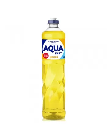 DETERGENTE LAVA LOUÇA AQUAFAST NEUTRO 500ML