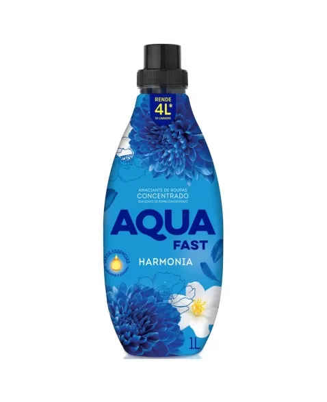 AMACIANTE CONCENTRADO AQUAFAST HARMONIA 1 LITRO