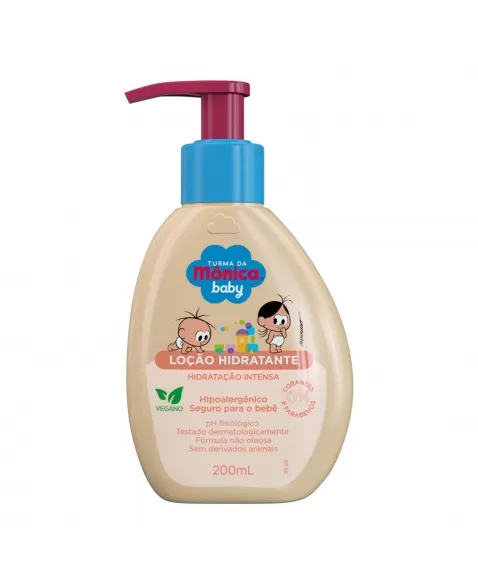 LOÇÃO HIDRATANTE TURMA DA MÔNICA HIDRATAÇÃO INTENSA 200ML