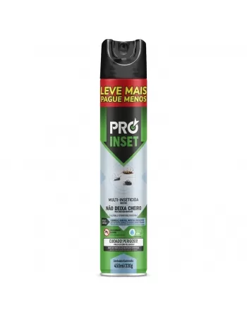 INSETICIDA PRO INSET BASTON MULTI-INSETICIDA NÃO DEIXA CHEIRO 450ML/330G