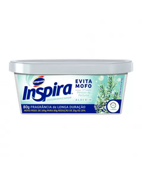 DESUMIDIFICADOR LIMPPANO INSPIRA EVITA MOFO ALECRIM 100G