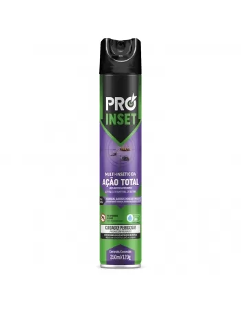 INSETICIDA PRO INSET BASTON MULTI-INSETICIDA AÇÃO TOTAL 250ML/120G