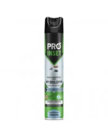 INSETICIDA PRO INSET BASTON MULTI-INSETICIDA NÃO DEIXA CHEIRO 250ML/120G