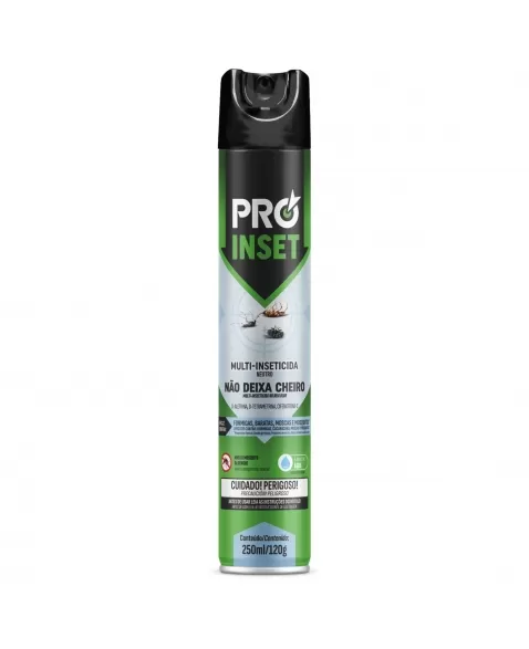 INSETICIDA PRO INSET BASTON MULTI-INSETICIDA NÃO DEIXA CHEIRO 250ML/120G