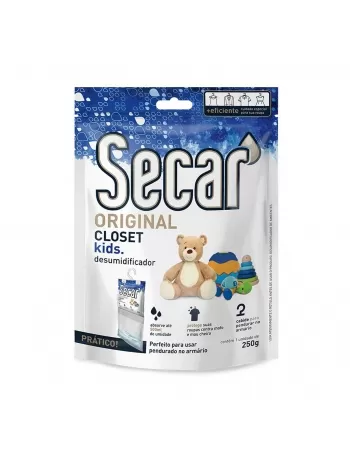 DESUMIDIFICADOR SECAR ORIGINAL CLOSET KIDS 250G