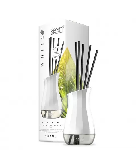 DIFUSOR DE AROMAS SECAR WHITE ALECRIM 100ML