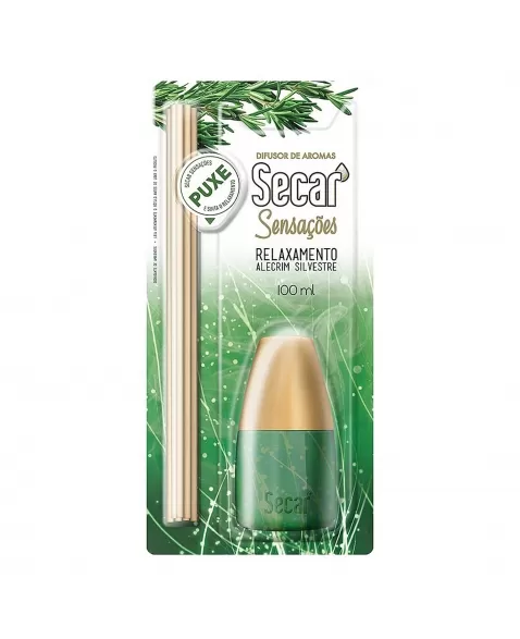 DIFUSOR DE AROMAS SECAR SENSAÇÕES RELAXAMENTO ALECRIM SILVESTRE 100ML