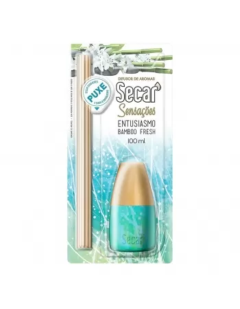 DIFUSOR DE AROMAS SECAR SENSAÇÕES ENTUSIASMO BAMBOO FRESH 100ML
