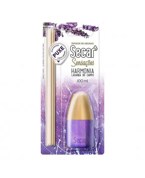 DIFUSOR DE AROMAS SECAR SENSAÇÕES HARMONIA LAVANDA DO CAMPO 100ML