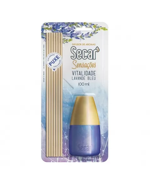 DIFUSOR DE AROMAS SECAR SENSAÇÕES VITALIDADE LAVANDA BLUE 100ML