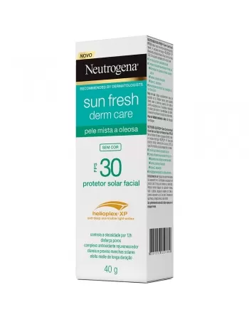 PROTETOR SOLAR FACIAL NEUTROGENA SUN FRESH DERM CARE FPS30 MISTA/OLEOS