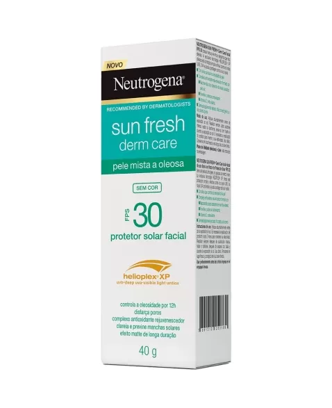 PROTETOR SOLAR FACIAL NEUTROGENA SUN FRESH DERM CARE FPS30 MISTA/OLEOS