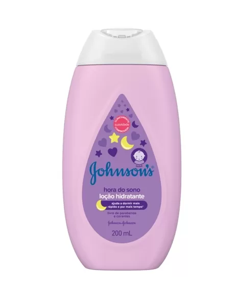 LOÇÃO J&J BABY HIDRATANTE HORA DO SONO 200ML