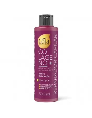 SHAMPOO GOTA DOURADA COLÁGENO+ REPARADOR CAPILAR 300ML