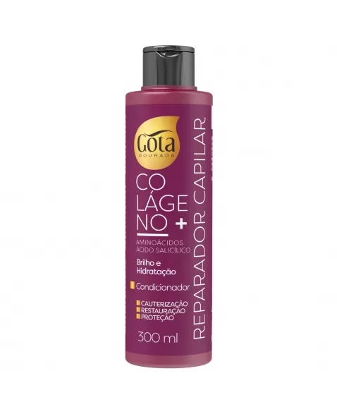 CONDICIONADOR GOTA DOURADA COLÁGENO+ REPARADOR CAPILAR 300ML