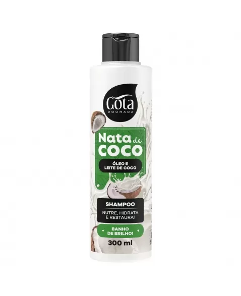 SHAMPOO GOTA DOURADA NATA DE COCO 300ML