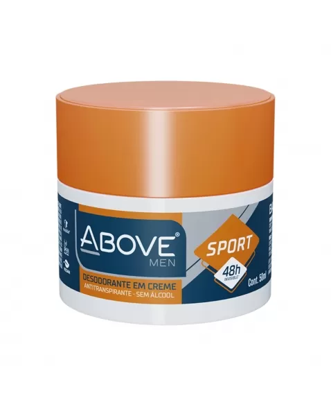 ANTITRANSPIRANTE CREME ABOVE MEN CLÁSSICO SPORT 50G