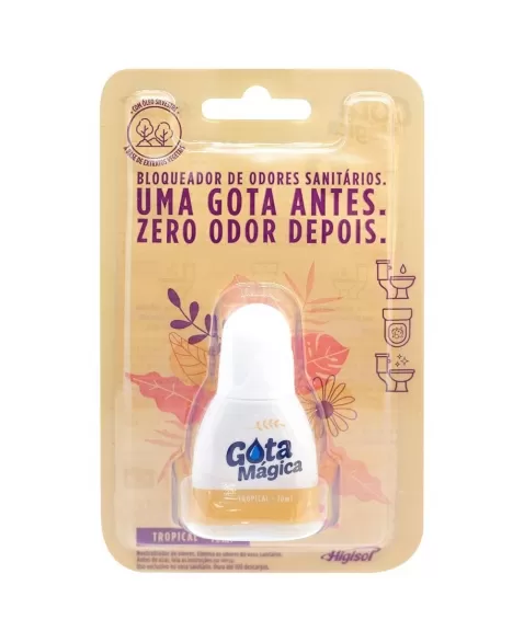 BLOQUEADOR DE ODORES SANITÁRIOS PIRINSET GOTA MAGICA TROPICAL 10ML