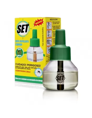 INSETICIDA SET INSET REFIL LIQUIDO 60 NOITES 25ML