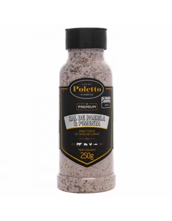 SAL DE PARRILLA & PIMENTA POLETTO 250G