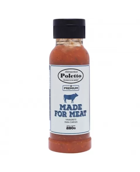 VINAGRETE MADE FOR MEAT POLETTO 260G